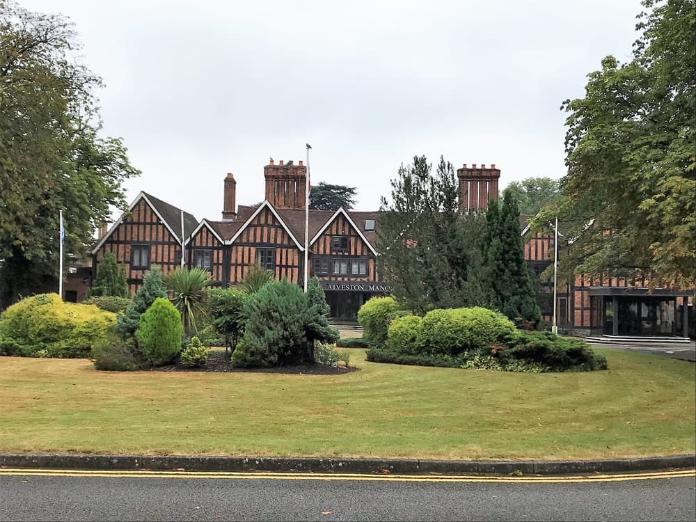 Alveston Manor Hotel on the south bank of the River Avon in Stratford-upon-Avon