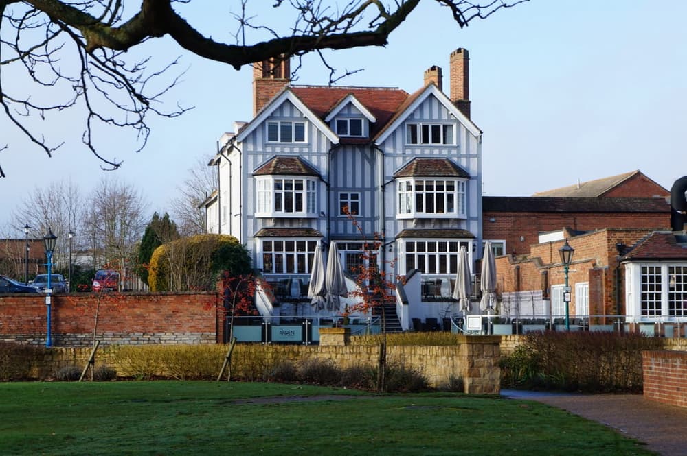The Arden Hotel on Waterside, opposite the Royal Shakespeare Theatre