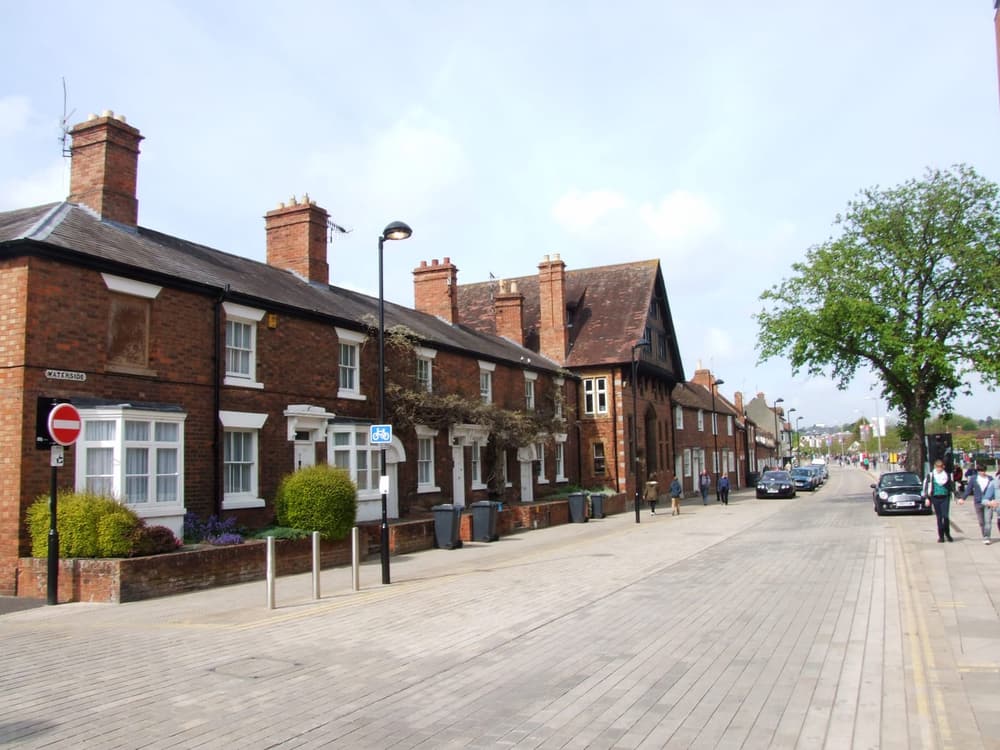 Waterside and the River Avon in Stratford-upon-Avon